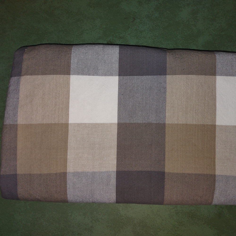 Plaid Bedding Set - Brown, Gray, and Cream